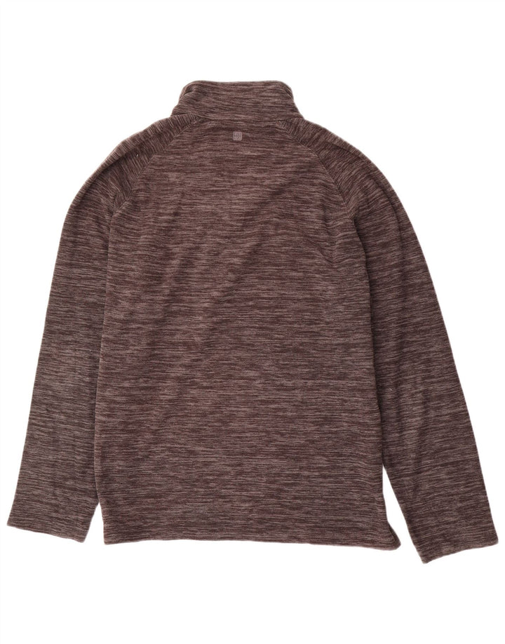 Jersey de forro polar con cuello y cremallera para hombre de Mountain Warehouse Poliéster moteado gris grande