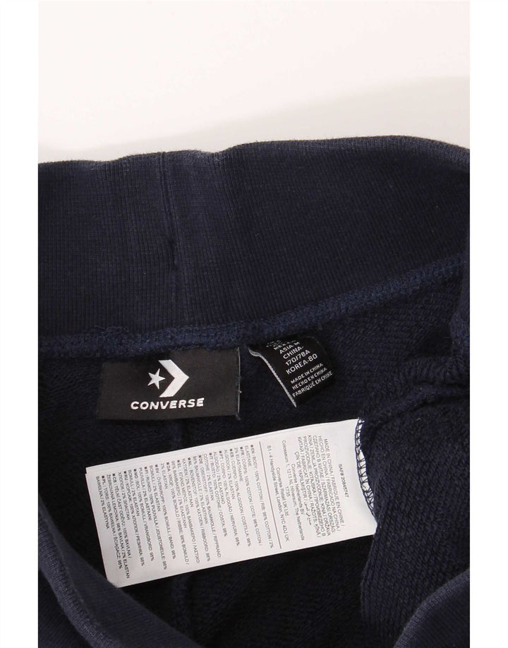 Converse Mujer Chándal Pantalones Joggers Small Azul Marino Algodón