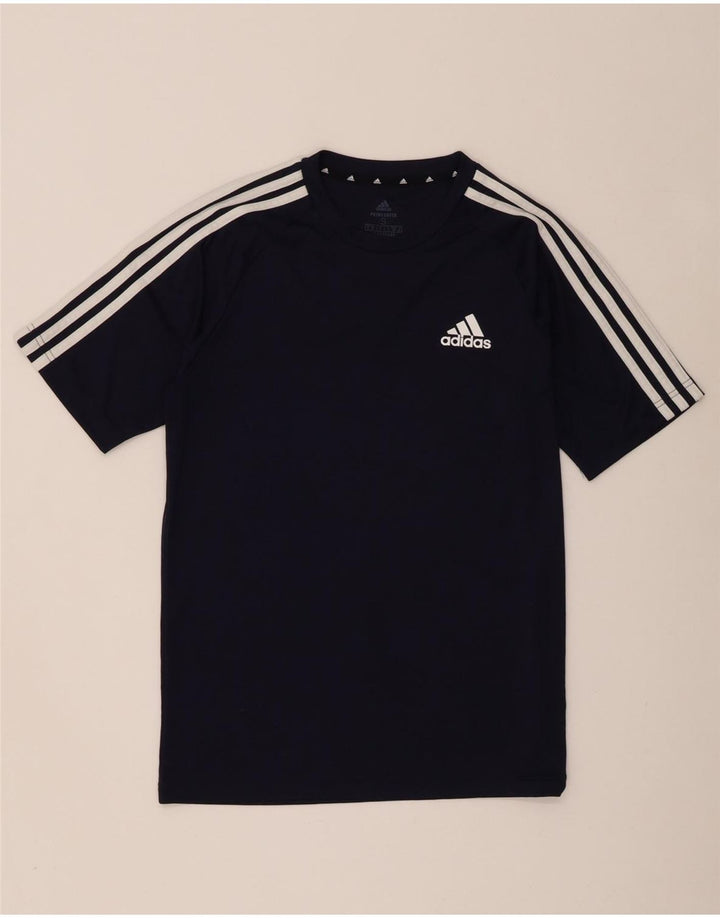 Adidas Hombre Aeroready Camiseta Top Pequeño Azul Marino Poliéster