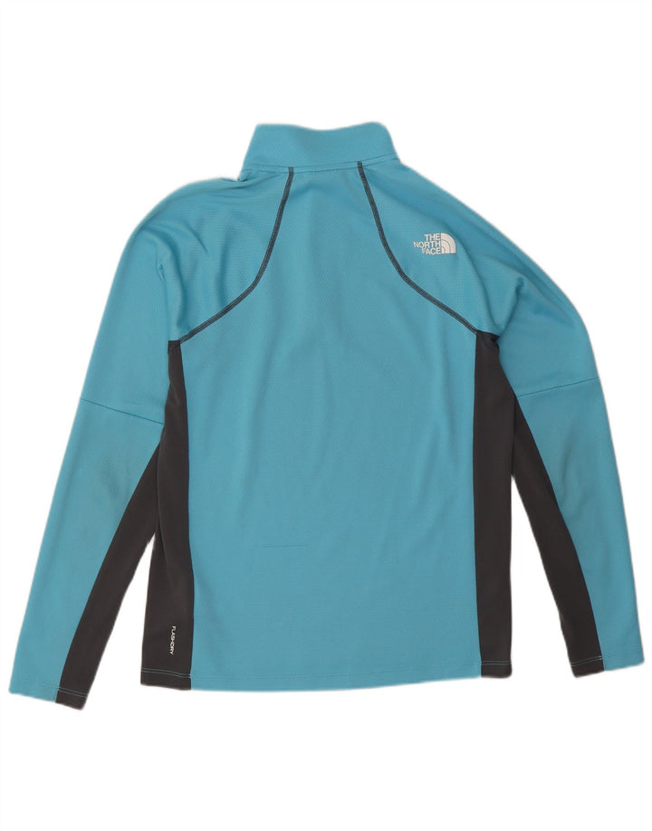 The North Face Jersey De Chándal Con Cremallera Y Cuello En Color Azul Pequeño Para Hombre