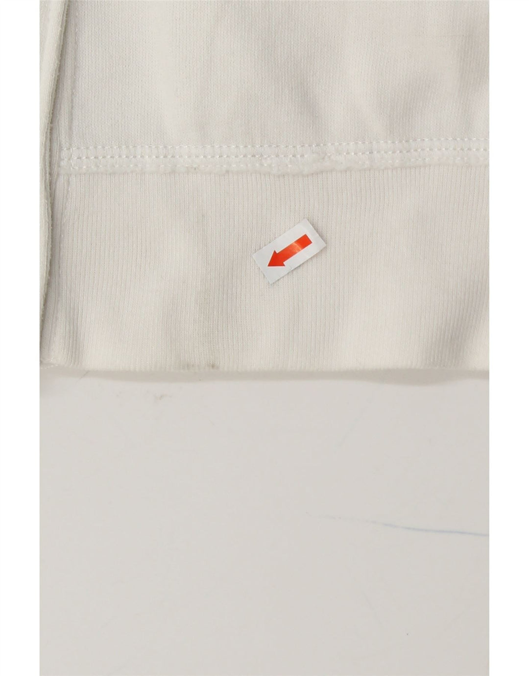 HOLLISTER Chaqueta superior de chándal gráfico para mujer Reino Unido 40 Grande Algodón blanco