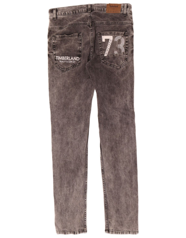 Timberland Vaqueros ajustados gráficos para niñas 15-16 años W30 L32 Gris