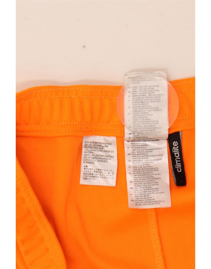 ADIDAS Pantalón de chándal Climalite para hombre XL Naranja Colorblock Poliéster