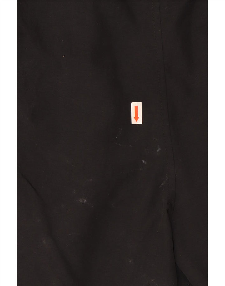 Lotto - Pantalones cortos deportivos para hombre, talla grande, color negro