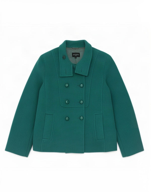 Hobbs Chaquetón para mujer UK 40 Lana verde grande