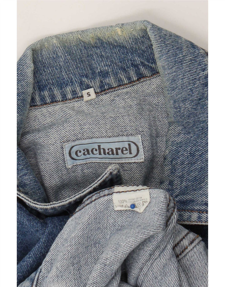Cacharel Chaqueta vaquera para hombre UK 36 Small Azul Algodón