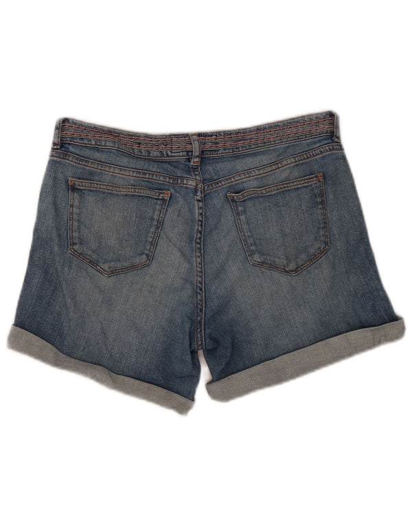 Pantalones cortos vaqueros para mujer Fat Face UK 10 Small W30 Algodón azul
