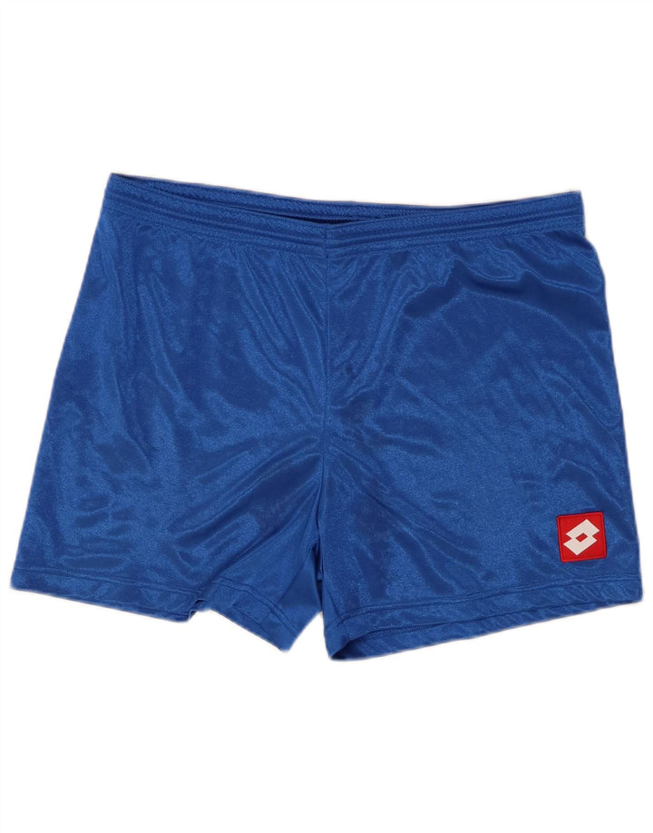 Pantalones Cortos Deportivos Lotto Hombre Poliéster Azul Medio