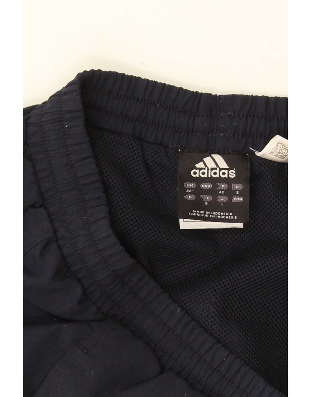 Pantalones cortos deportivos Adidas para hombre Poliéster color block azul marino medio