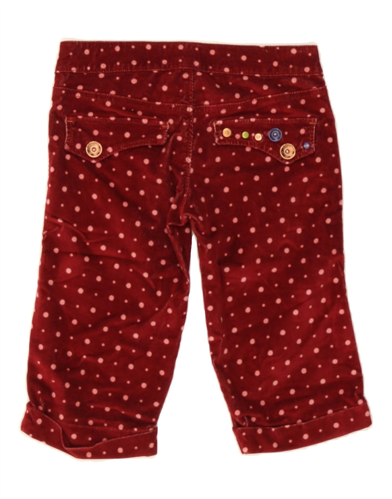 MISS SIXTY Girls Corduroy Shorts 11-12 Years W26  Burgundy Spotted Cotton Vintage Miss Sixty and Second-Hand Miss Sixty from Messina Hembry 