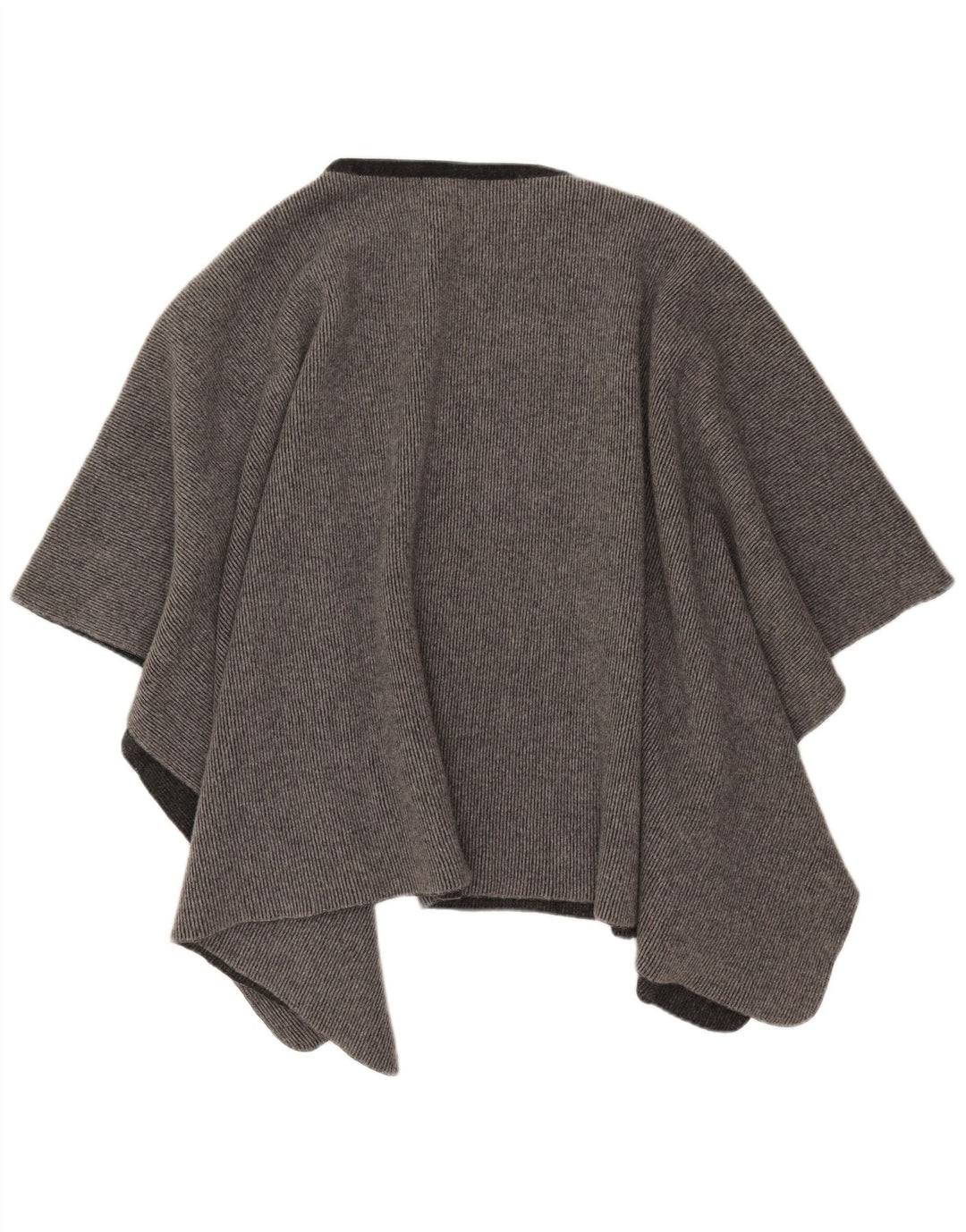 VINTAGE Jersey Poncho Mujer Talla Única Gris