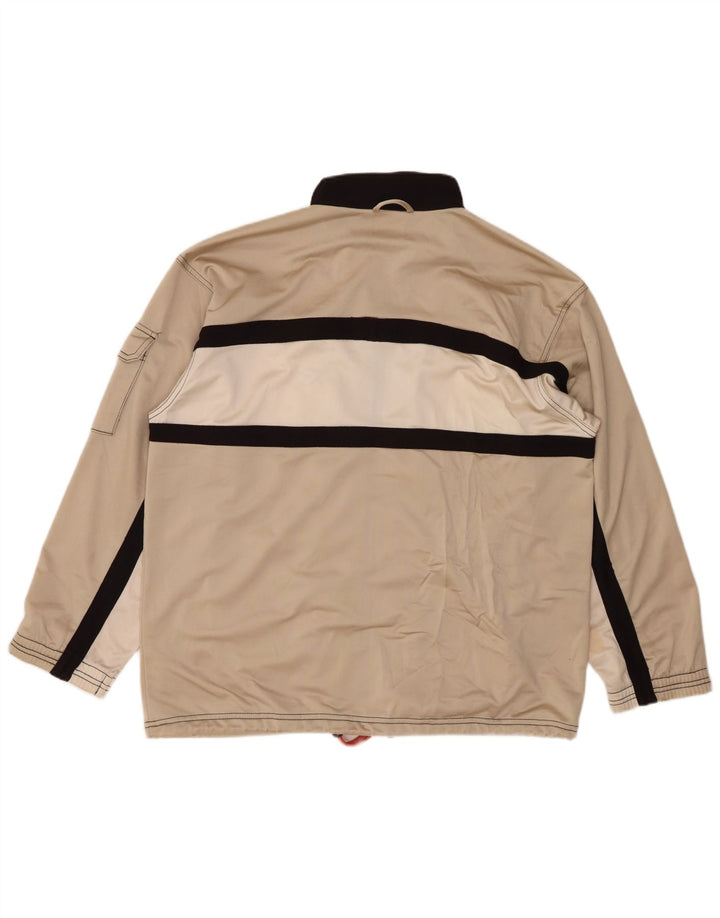 DIADORA Chaqueta de chándal para hombre ES 38 Medio Beige Poliéster color block