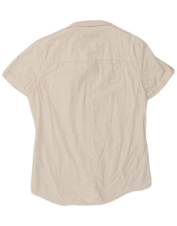 Calvin Klein Jeans Camisa de manga corta para hombre grande blanca
