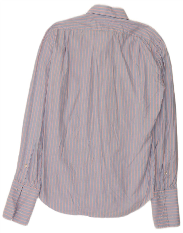 Hackett Hombre Camisa Formal Rayas Azul Medio