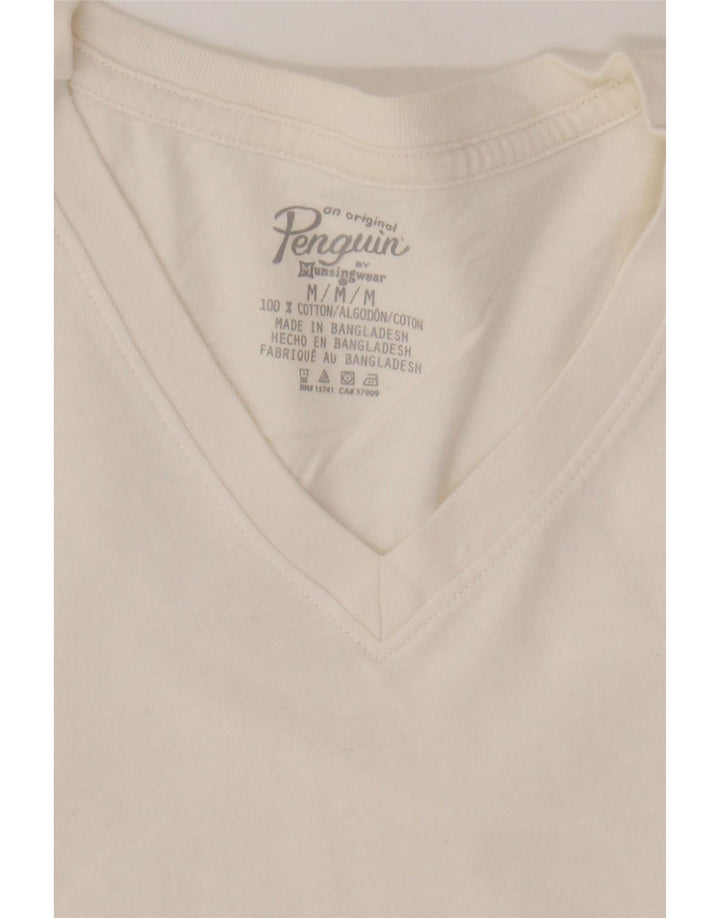 PENGUIN Camiseta Hombre Top Medium Blanco Algodón