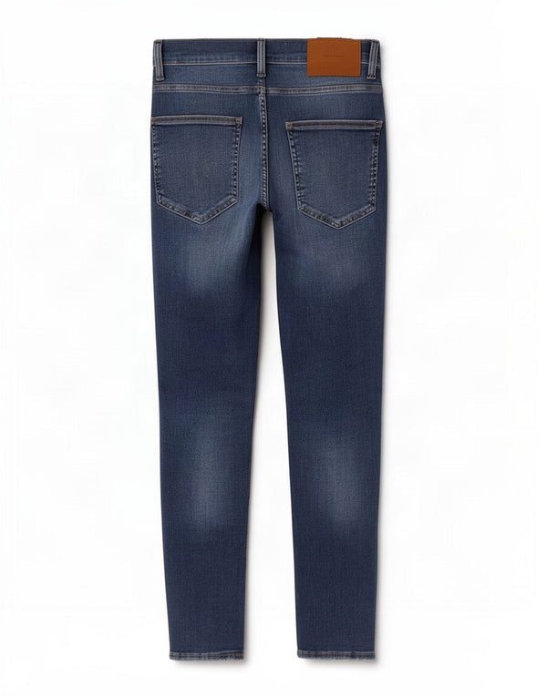 Zara Jeans ajustados para hombre EU 42 Large W32 L28 Algodón azul