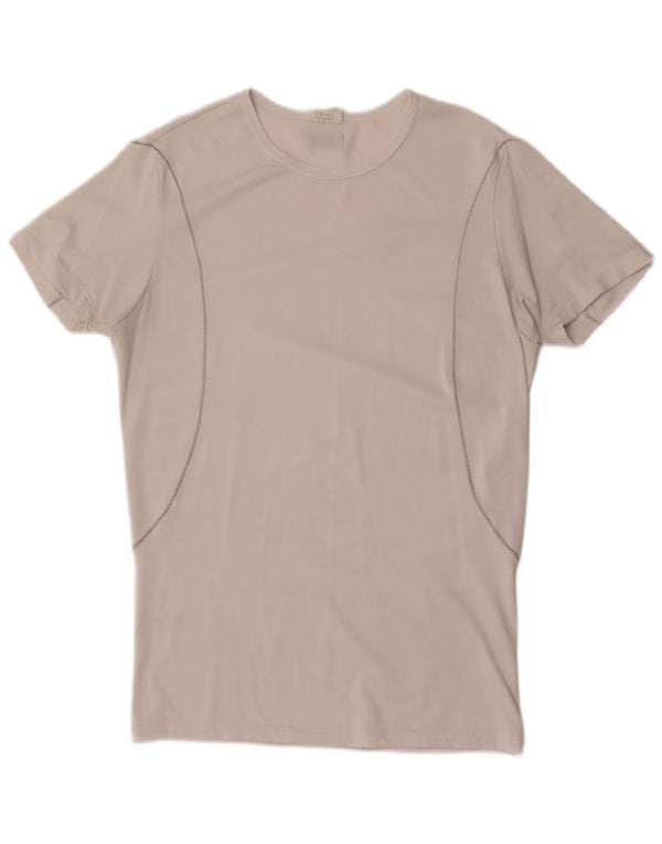Calvin Klein - Camiseta para hombre, talla grande, poliéster blanco