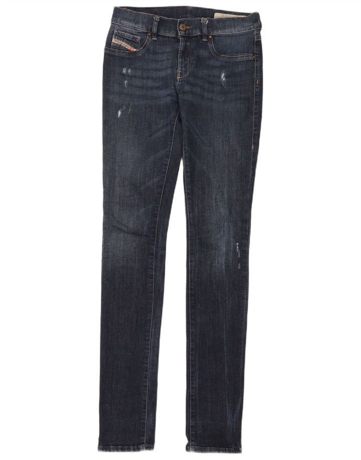 DIESEL Vaqueros Jegging Super Slim Livier De Talle Bajo W28 L34 Azul Mujer