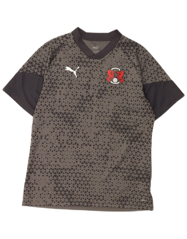 puma leyton orient f.c. Camiseta Top Grande Gris Geométrico Poliéster