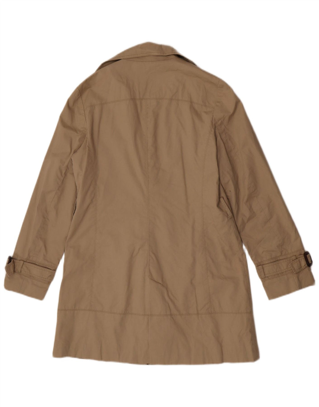 Zara Mujer Gabardina UK 44 Algodón Beige Medio