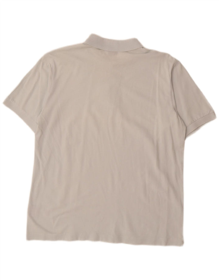 Polo Kappa Hombre Algodón Blanco Mediano