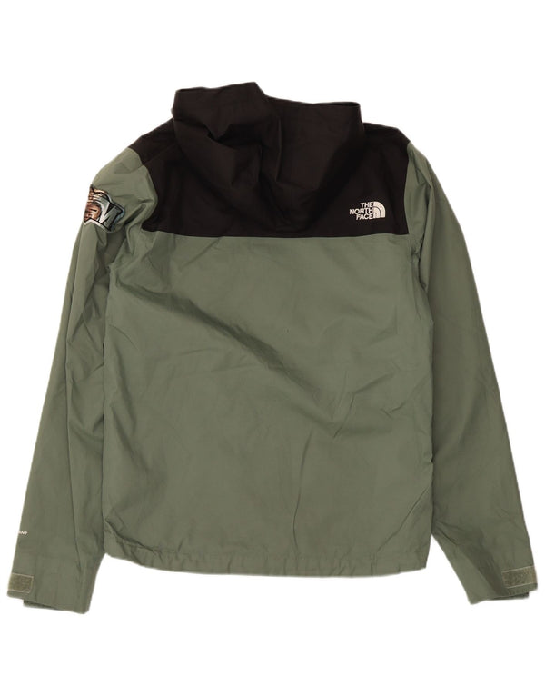 The North Face Chaqueta impermeable con capucha Dryvent para hombre UK 34 XS Verde Colorblock