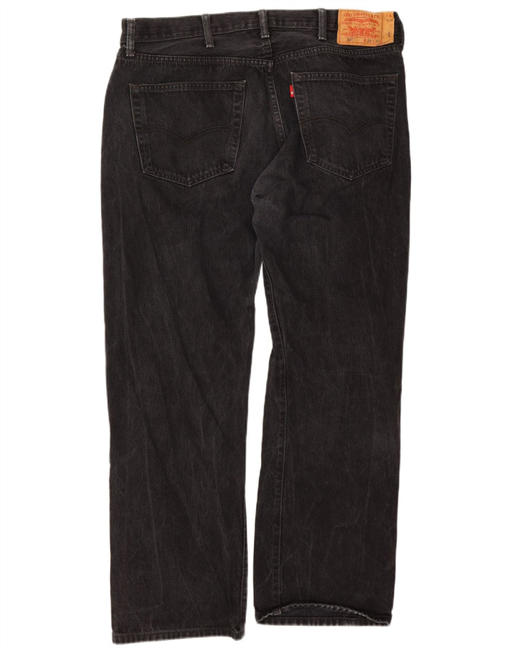 Levi's Vaqueros rectos 501 para hombre W38 L30 Algodón negro