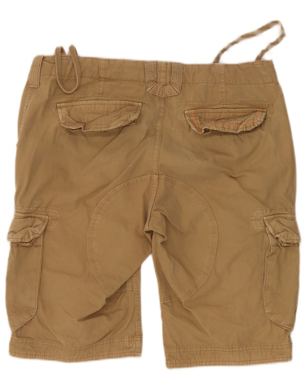 Superdry Shorts Cargo Para Hombre Medium W36 Algodón Beige