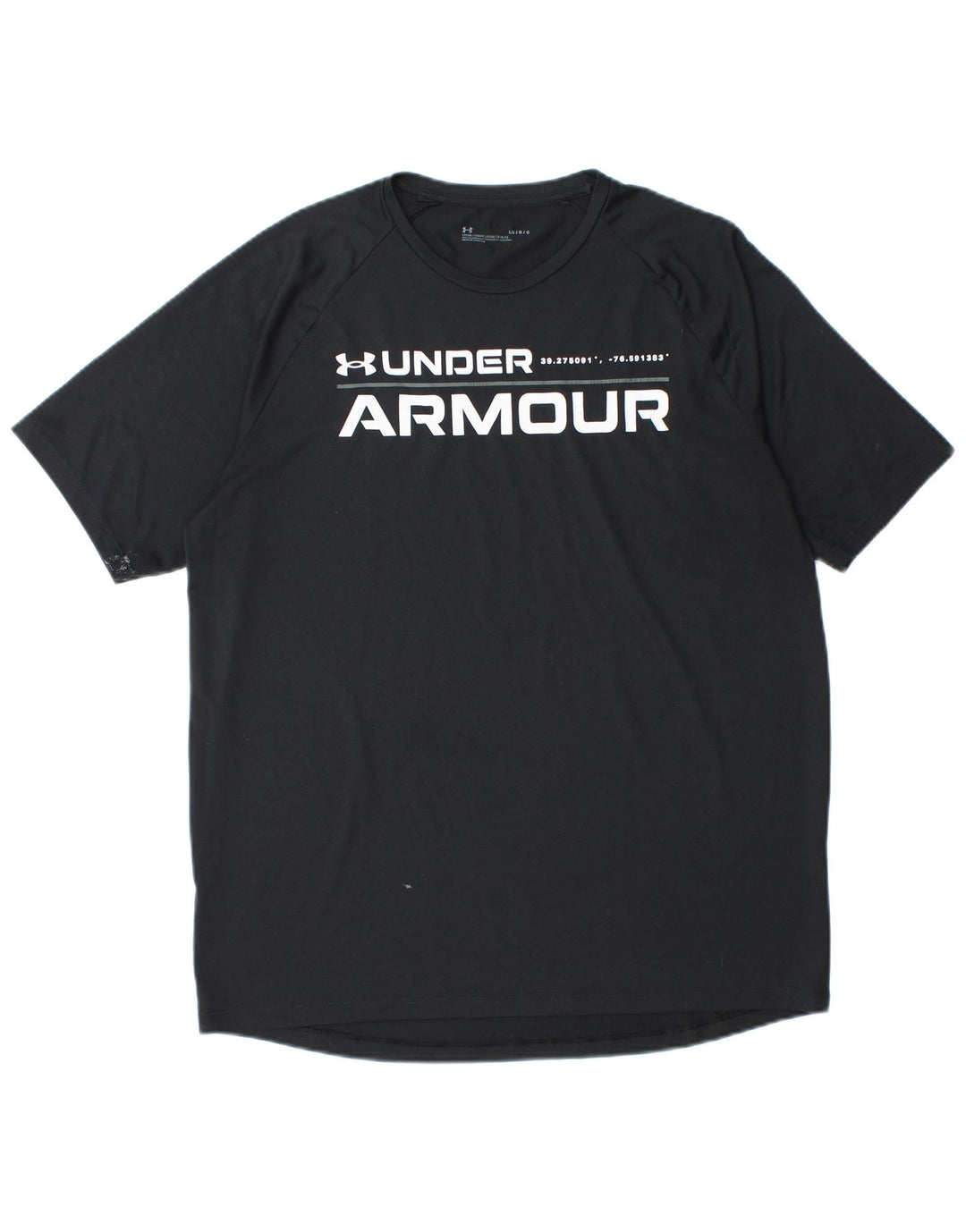 UNDER ARMOUR Camiseta gráfica para hombre Top grande negro