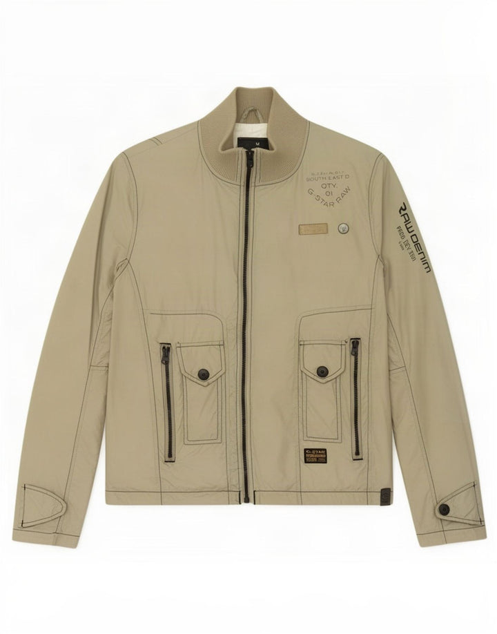 G-Star Mujer Graphic Utility Jacket UK 38 Medio Beige Poliamida