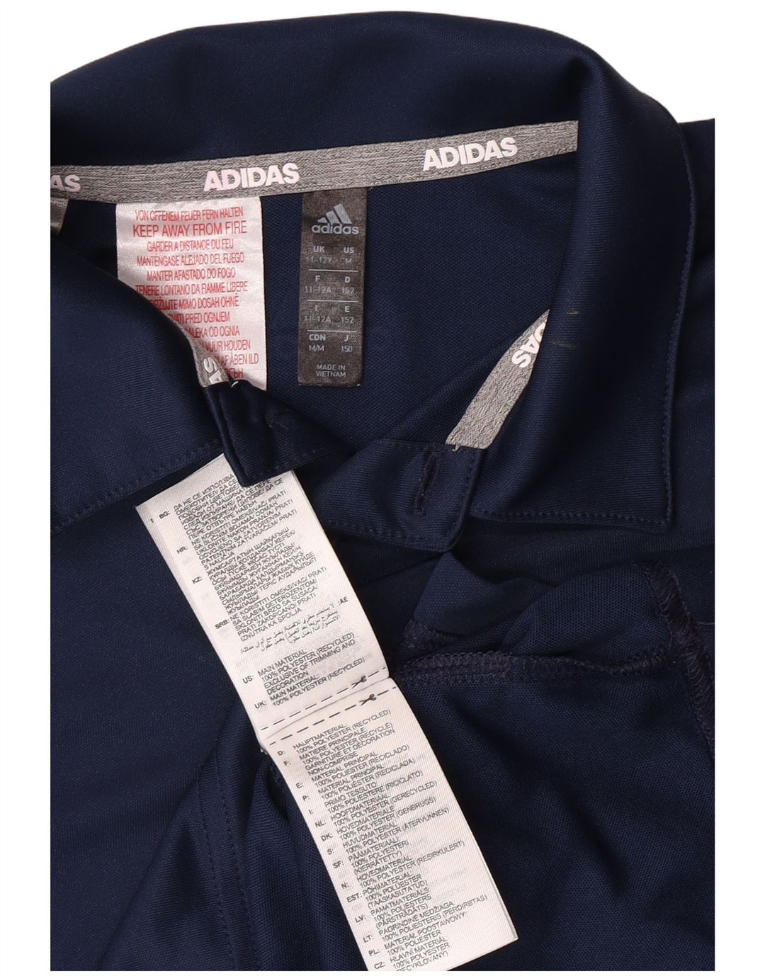 Polo ADIDAS Niño 11-12 Años Azul Marino Poliéster