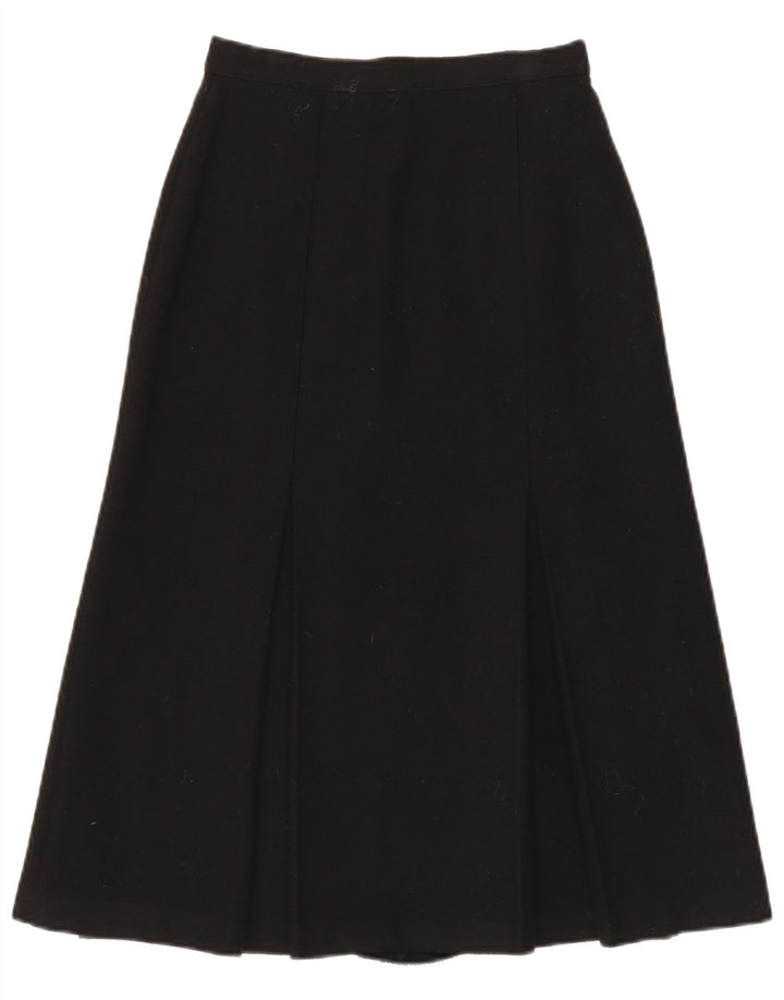 Falda acampanada para mujer St Michael UK 10 Small W24 Lana negra