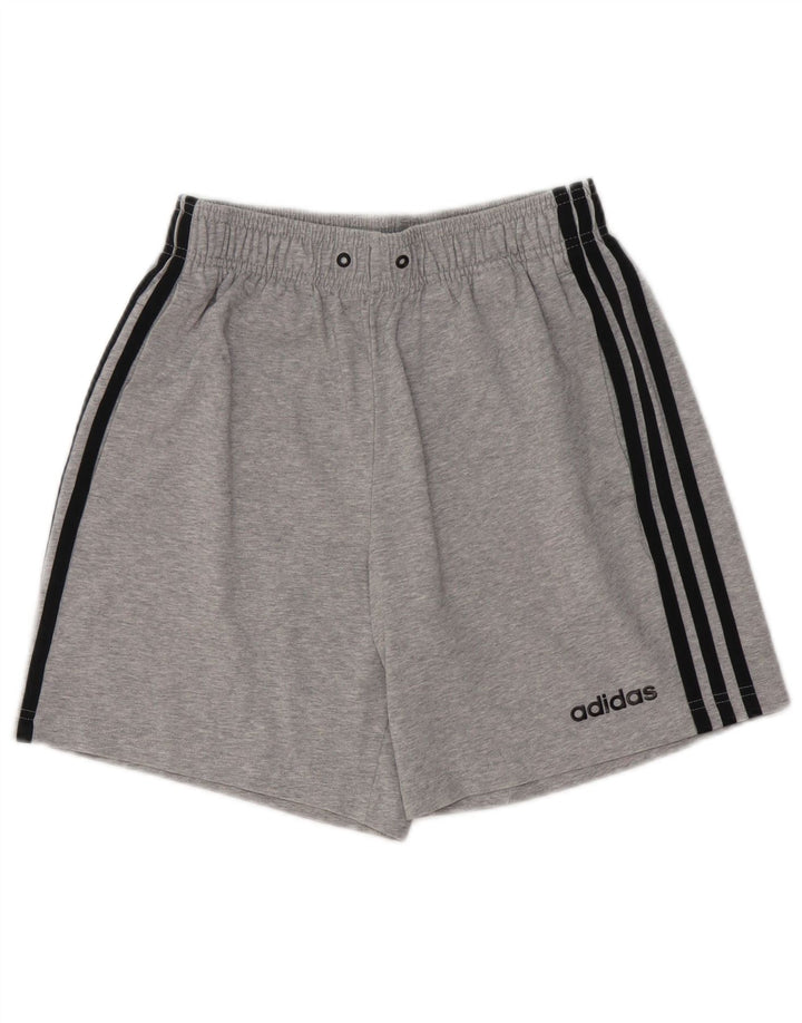 Adidas Hombre Pantalones Cortos Deportivos Pequeño Gris Algodón