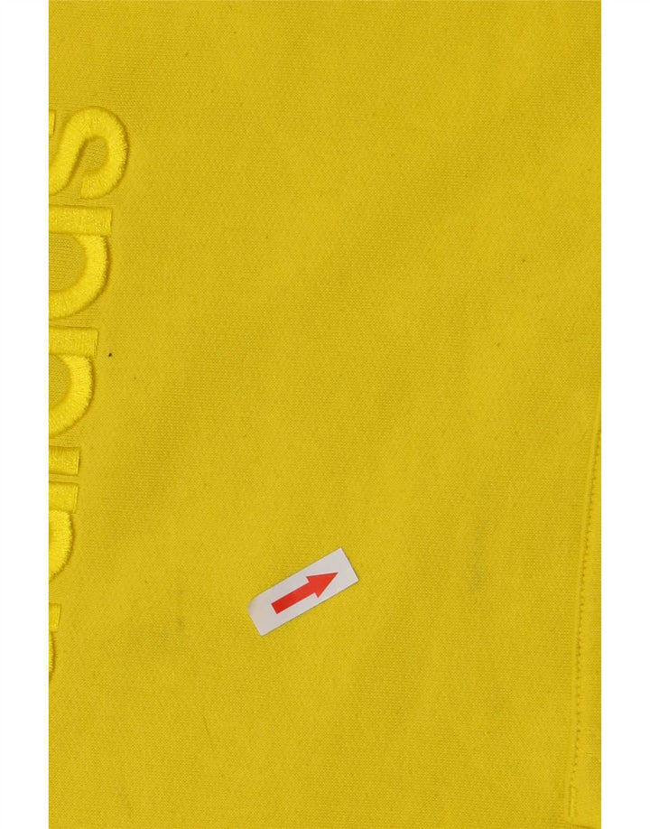 Adidas Hombre Graphic Sudadera Con Capucha Jersey Amarillo Medio Poliéster