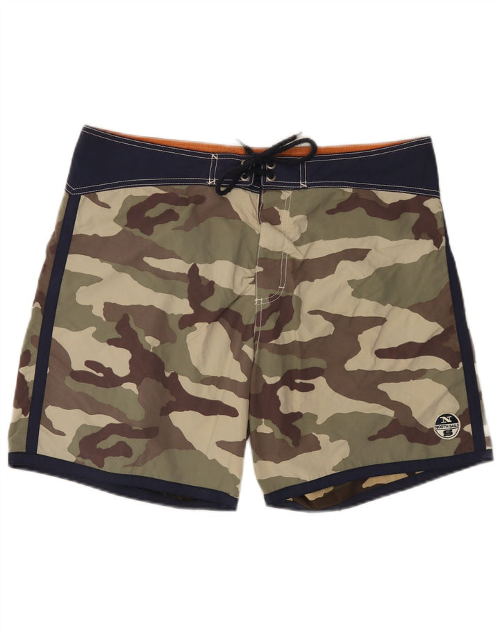 North Sails Bañador Hombre Grande Caqui Camuflaje Poliamida