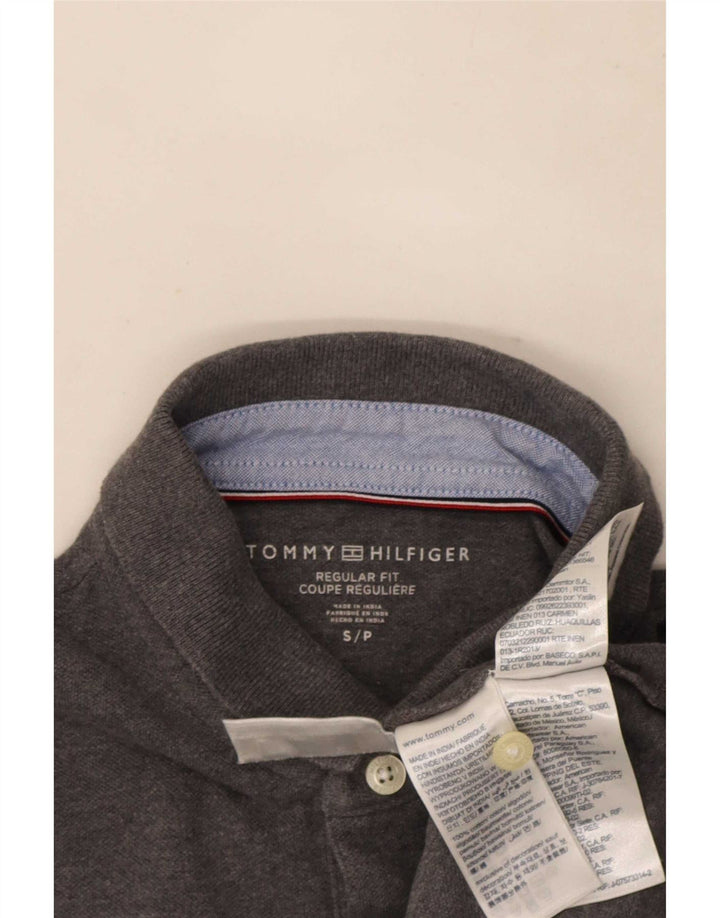 Tommy Hilfiger Polo Regular Fit para Hombre Algodón Gris Pequeño