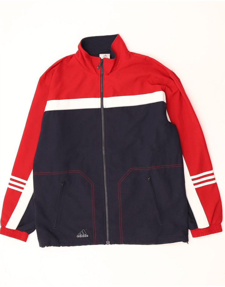 Adidas - Chaqueta de chándal para hombre, talla 40/42, talla mediana, multicolor