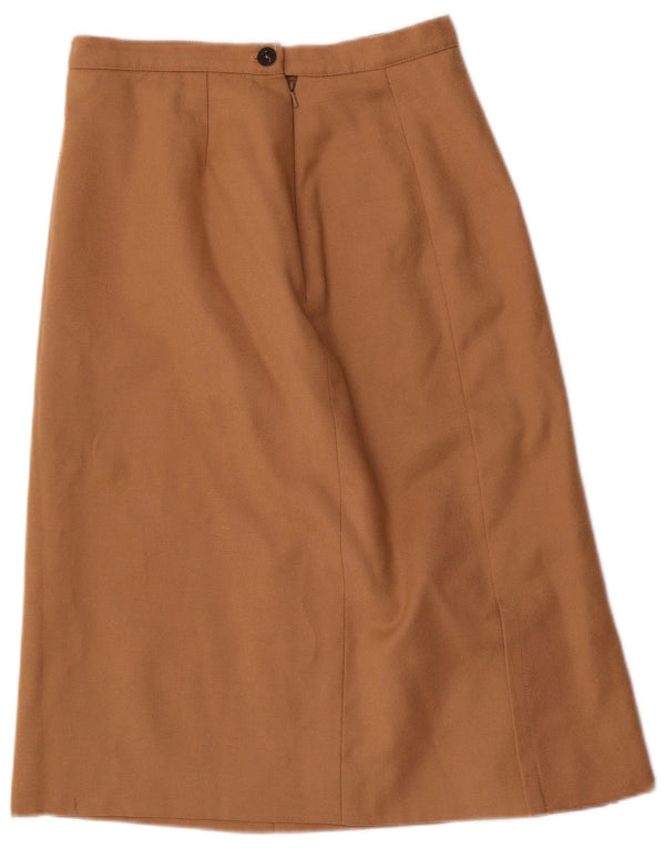 Falda midi Windsmoor para mujer UK 14 Medium W28 Lana beige