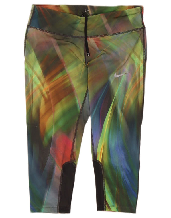 Nike - Leggings capri Dri Fit para mujer, talla 40, talla mediana, multicolor