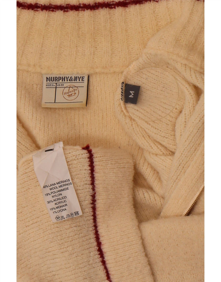 Murphy & Nye Cárdigan para mujer UK 40 Medio color blanco roto
