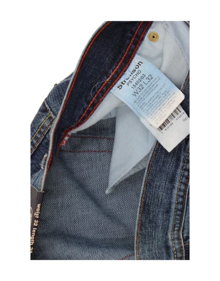 STRELLSON Vaqueros Bootcut para hombre W32 L32 Algodón azul