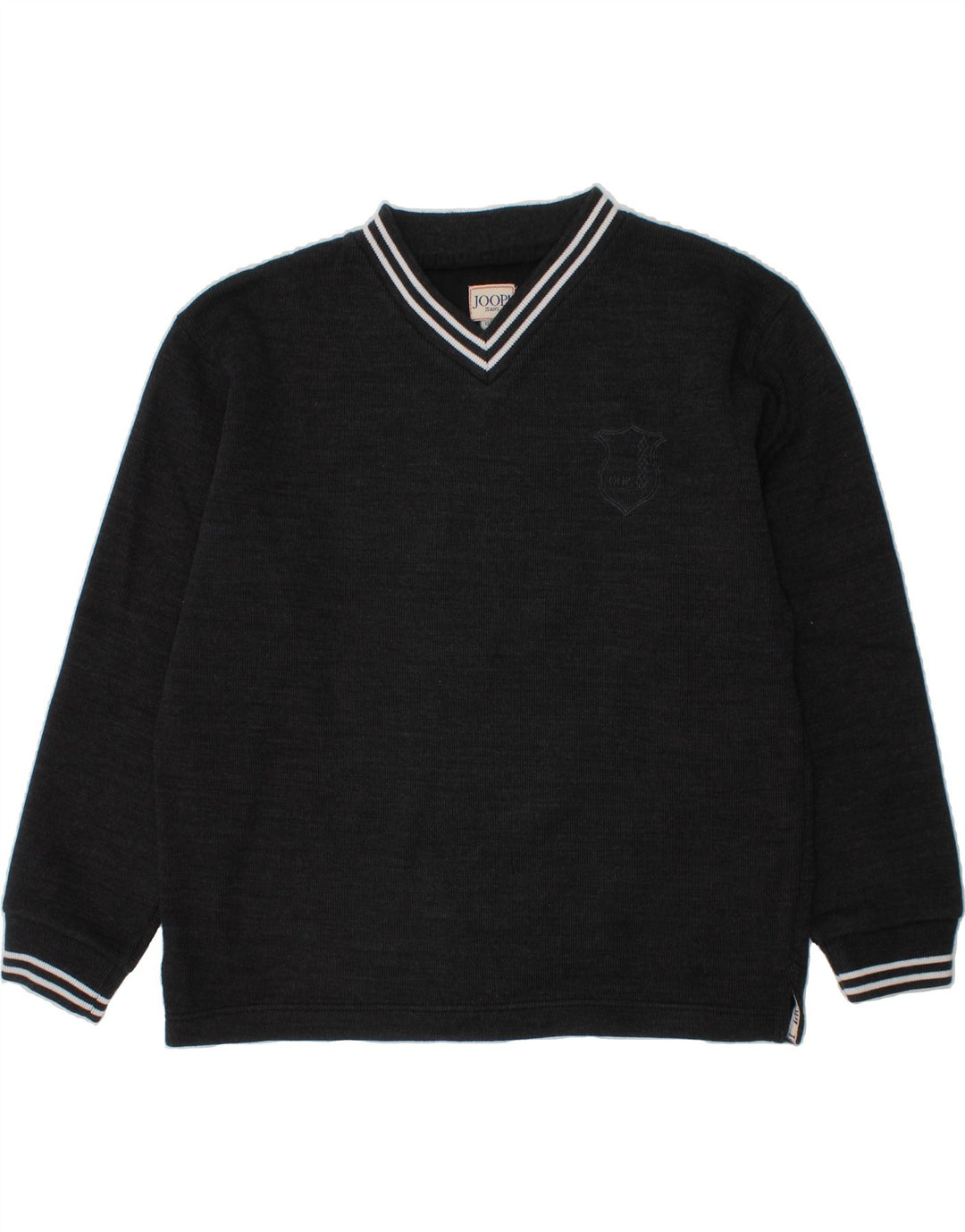 JOOP Boys V-Neck Jumper Sweater 12-13 Years Grey Cotton Vintage Joop and Second-Hand Joop from Messina Hembry 