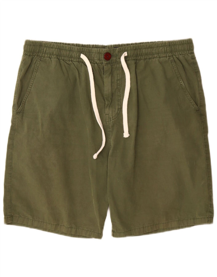 Superdry Chinos Cortos Para Hombre Grande W34 Algodón Caqui