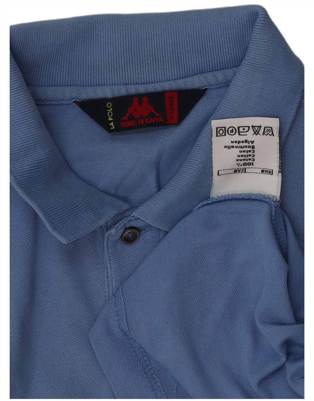 Kappa Polo Hombre XL Algodón Azul
