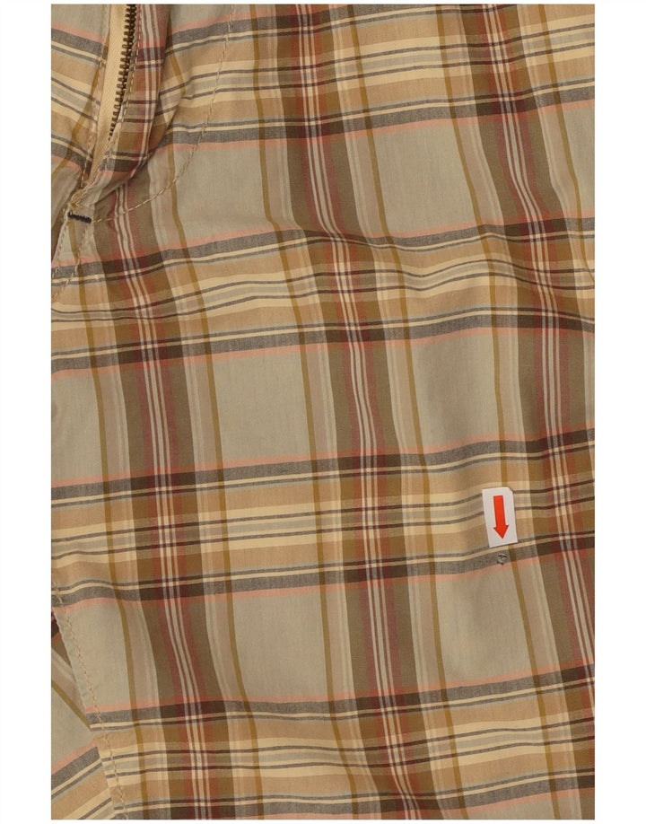 Marlboro Classics Pantalones cortos cargo para hombre W38 XL Algodón a cuadros verdes