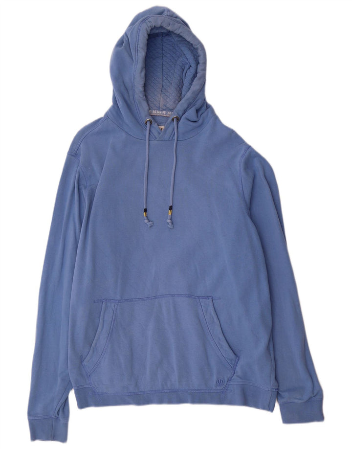 Sudadera con capucha para hombre Fat Face Jersey grande de algodón azul