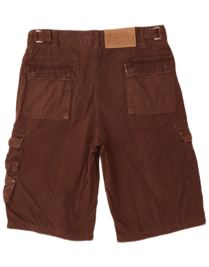Pantalones cortos cargo para hombre North Sails IT 54 2XL W32 Algodón marrón