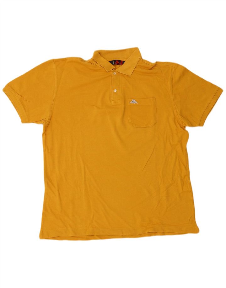 Kappa Polo Hombre 2XL Algodón Amarillo