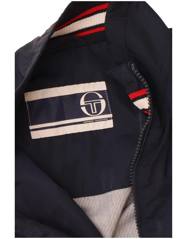 SERGIO TACCHINI Chaqueta bomber para hombre IT 48 Poliéster azul marino medio
