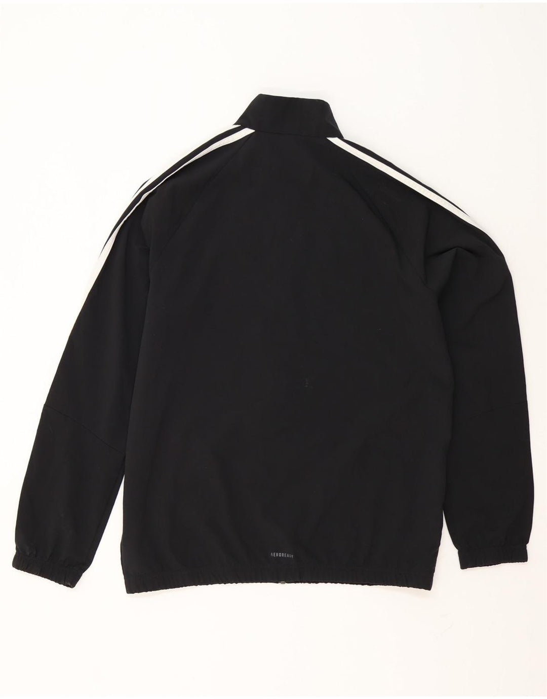 Adidas Chicos Aeroready Chándal Top Chaqueta 15-16 Años Negro Poliéster